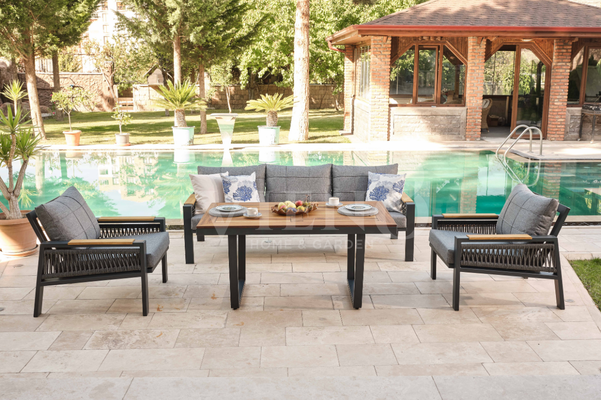 Harmony Plus Alüminyum Bahçe Balkon Oturma Grubu