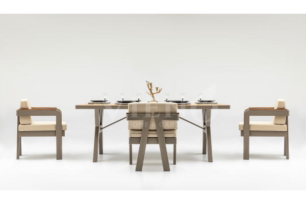 Atlantis Alüminyum Bahçe Balkon Masa Takımı(100cm x 200cm)