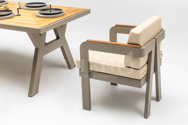 Atlantis Alüminyum Bahçe Balkon Masa Takımı(100cm x 200cm)