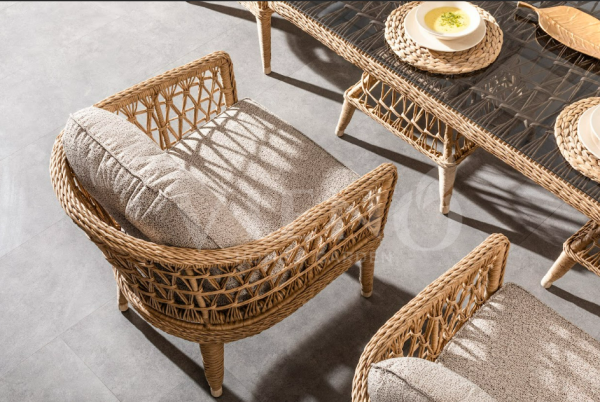 Oslo Rolex Rattan Bahçe Balkon Oturma Grubu