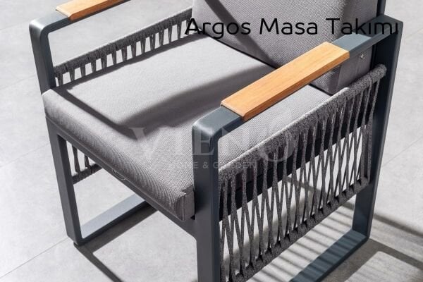 Argos Alüminyum Bahçe Balkon Masa Takımı (100x200)