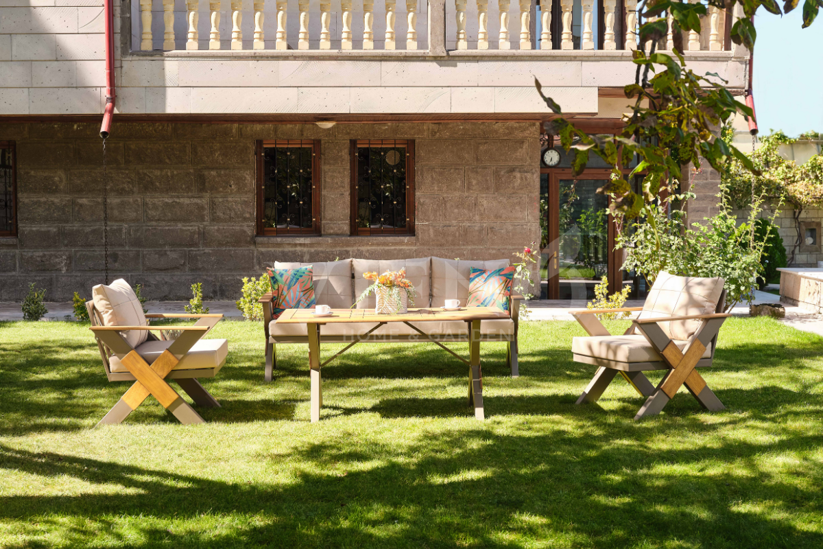 Lotus Aluminyum Bahçe Balkon Oturma Grubu