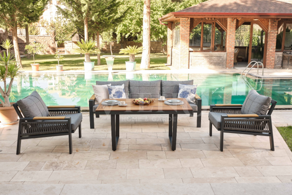 Harmony Plus Alüminyum Bahçe Balkon Oturma Grubu