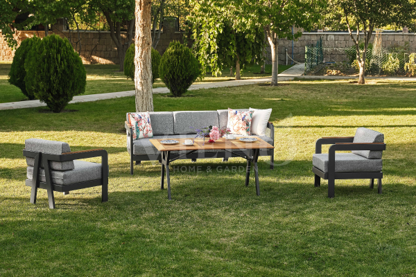 Atlantis Alüminyum Bahçe Balkon Oturma Grubu