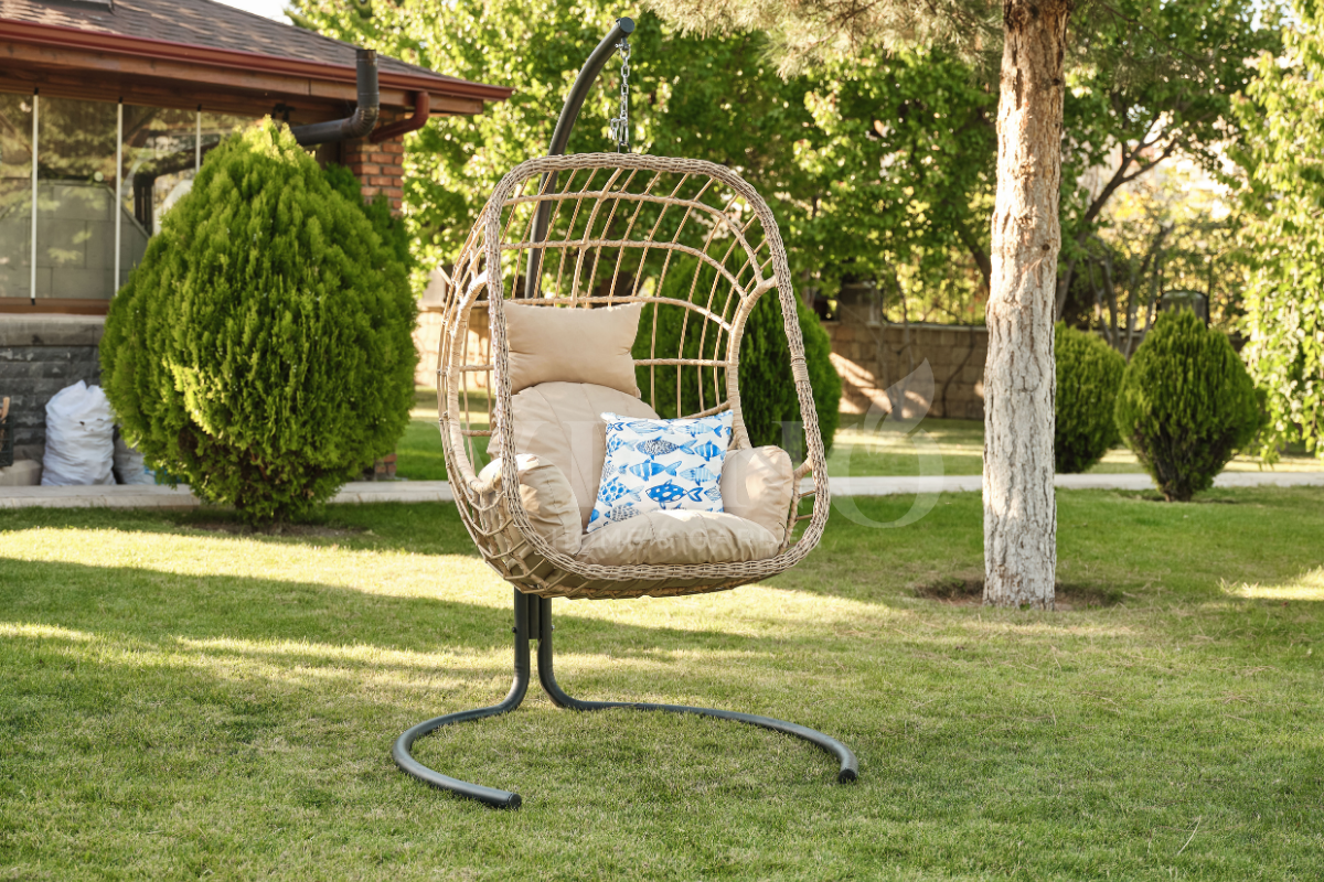 Toledo Tekli Rattan Bahçe Balkon Salıncak