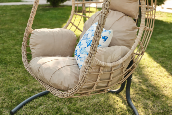 Toledo Tekli Rattan Bahçe Balkon Salıncak