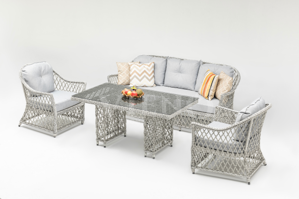 Berlin Rattan Bahçe Balkon Oturma Grubu