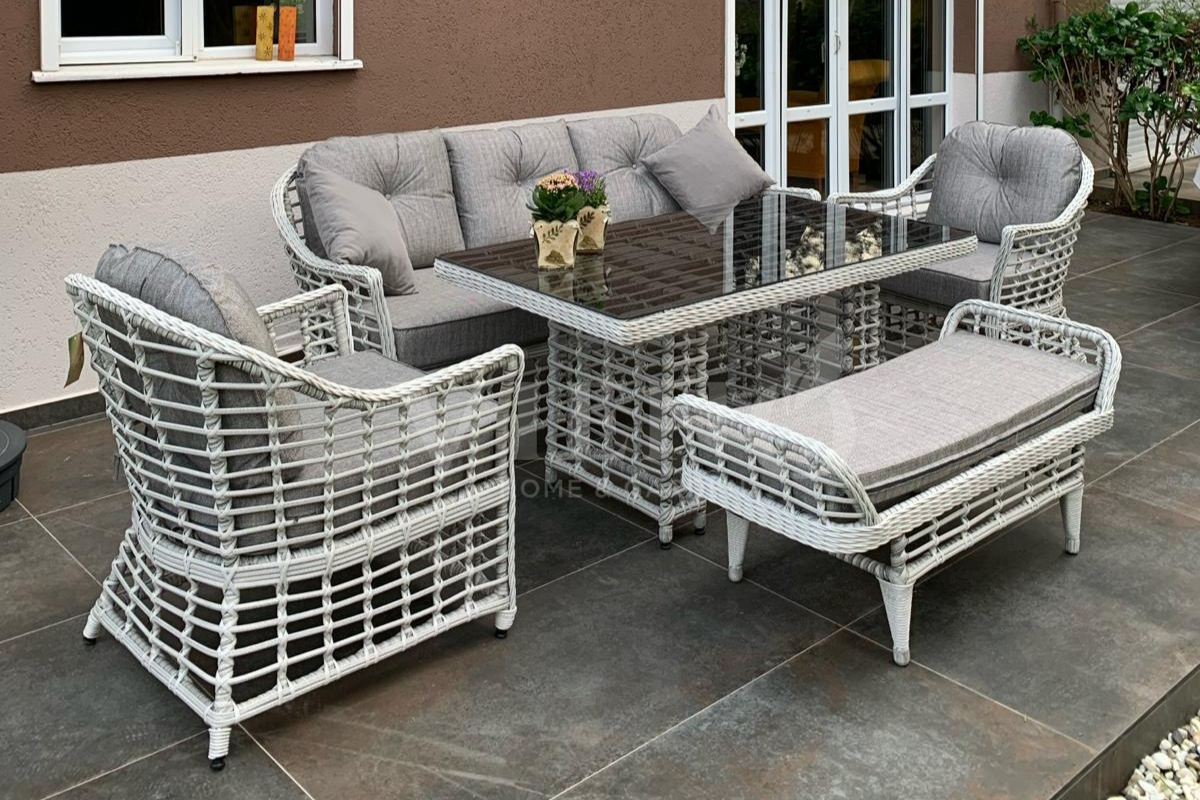 Bergama Rattan Bahçe Balkon Oturma Grubu