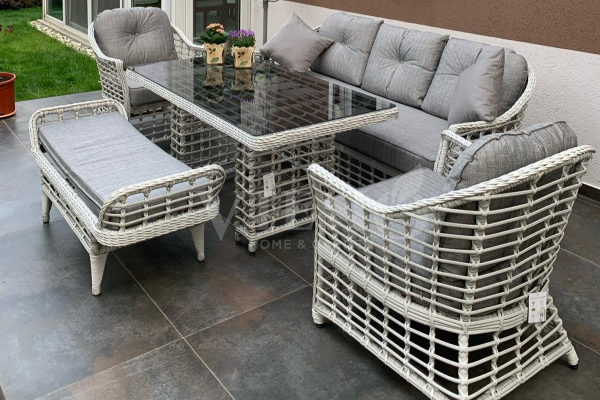 Bergama Rattan Bahçe Balkon Oturma Grubu