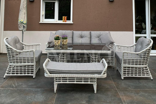 Bergama Rattan Bahçe Balkon Oturma Grubu