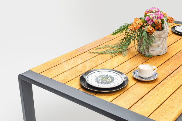 Roxy Rita Alüminyum Bahçe Balkon Masa Takımı (80cm X 80cm)