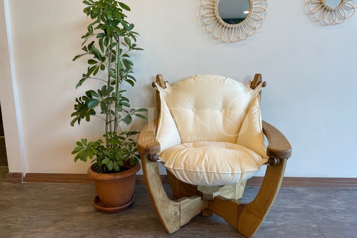 Relax Ahşap Bahçe Balkon Koltuk