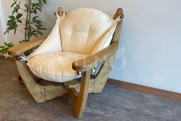 Relax Ahşap Bahçe Balkon Koltuk