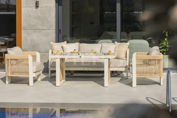 Atlas Alüminyum Bahçe Balkon Oturma Grubu
