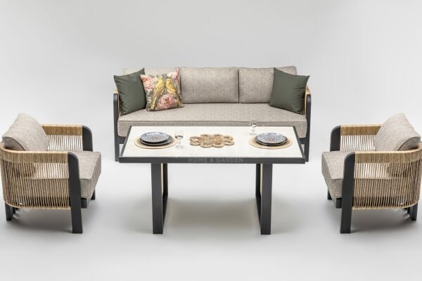 Atlas  Alüminyum Bahçe Balkon Oturma Grubu