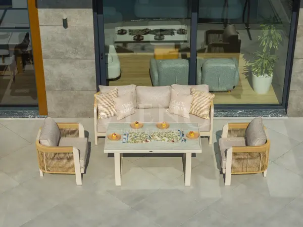 Atlas  Alüminyum Bahçe Balkon Oturma Grubu