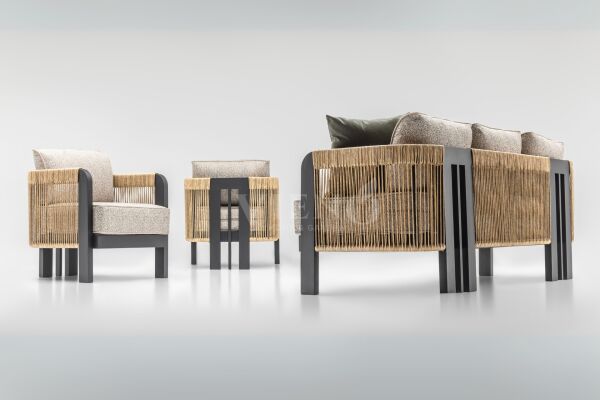 Atlas  Alüminyum Bahçe Balkon Oturma Grubu