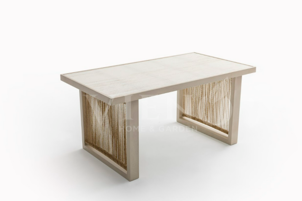 Atlas  Alüminyum Bahçe Balkon Oturma Grubu Krem