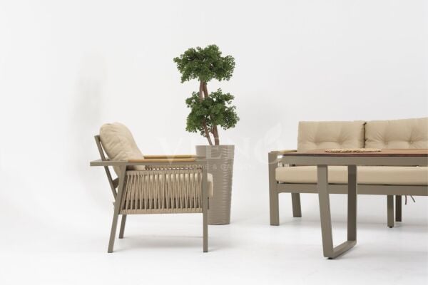 Larissa  Plus Alüminyum Bahçe Balkon Oturma Grubu