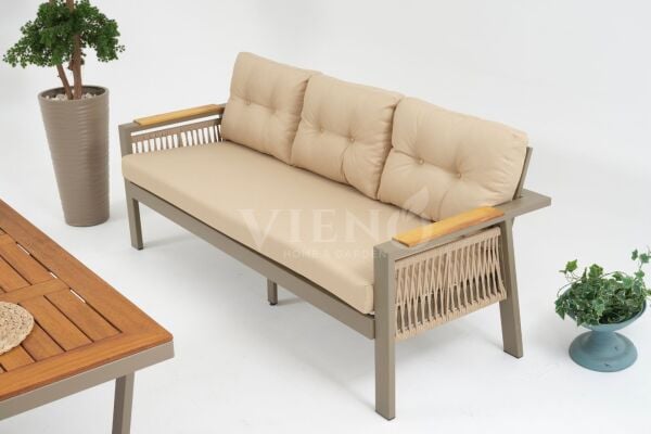 Larissa  Plus Alüminyum Bahçe Balkon Oturma Grubu