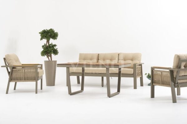 Larissa  Plus Alüminyum Bahçe Balkon Oturma Grubu