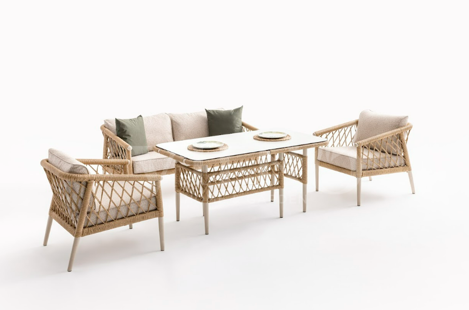 Likya Rattan 2-1-1 Bahçe  Balkon  Oturma Grubu