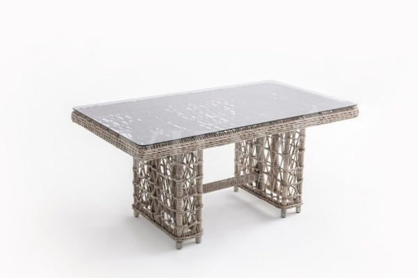 Oslo Rattan Bahçe Balkon Oturma Grubu Gri