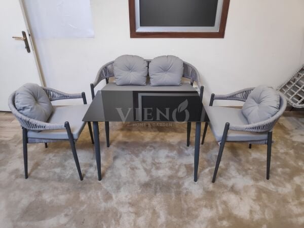 Rita Mini 2'li Bahçe Balkon Oturma Grubu (TEŞHİR)