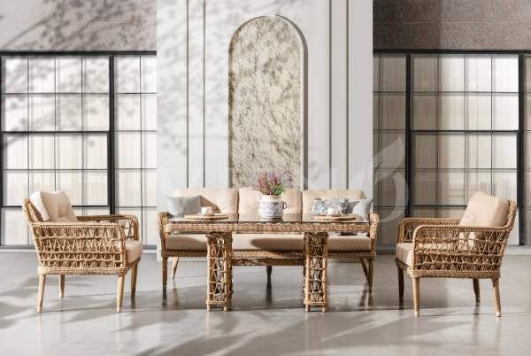 Maldiv Rattan Bahçe Balkon Oturma Grubu