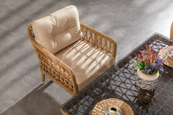 Maldiv Rattan Bahçe Balkon Oturma Grubu