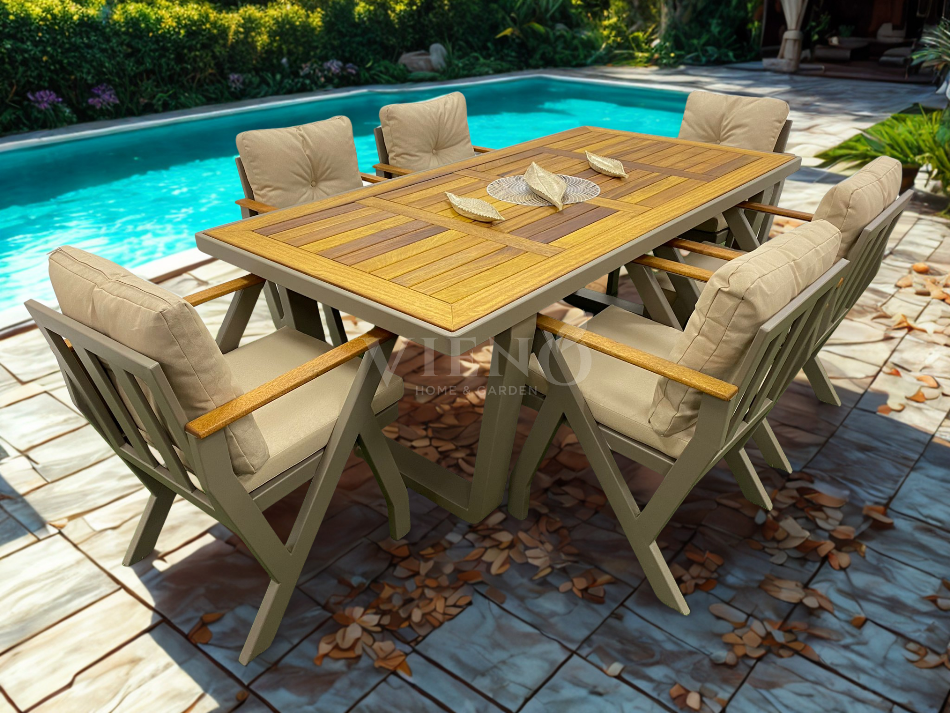 Norma Bahçe Balkon Masa Takımı (100cm x 200cm)