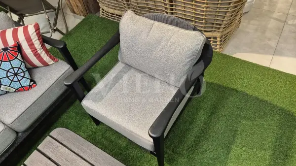 Apollo Wood Alüminyum Bahçe Balkon Oturma Grubu (TEŞHİR)