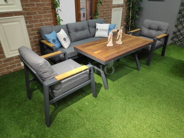 Efes Alüminyum Bahçe Balkon Oturma Grubu (TEŞHİR)