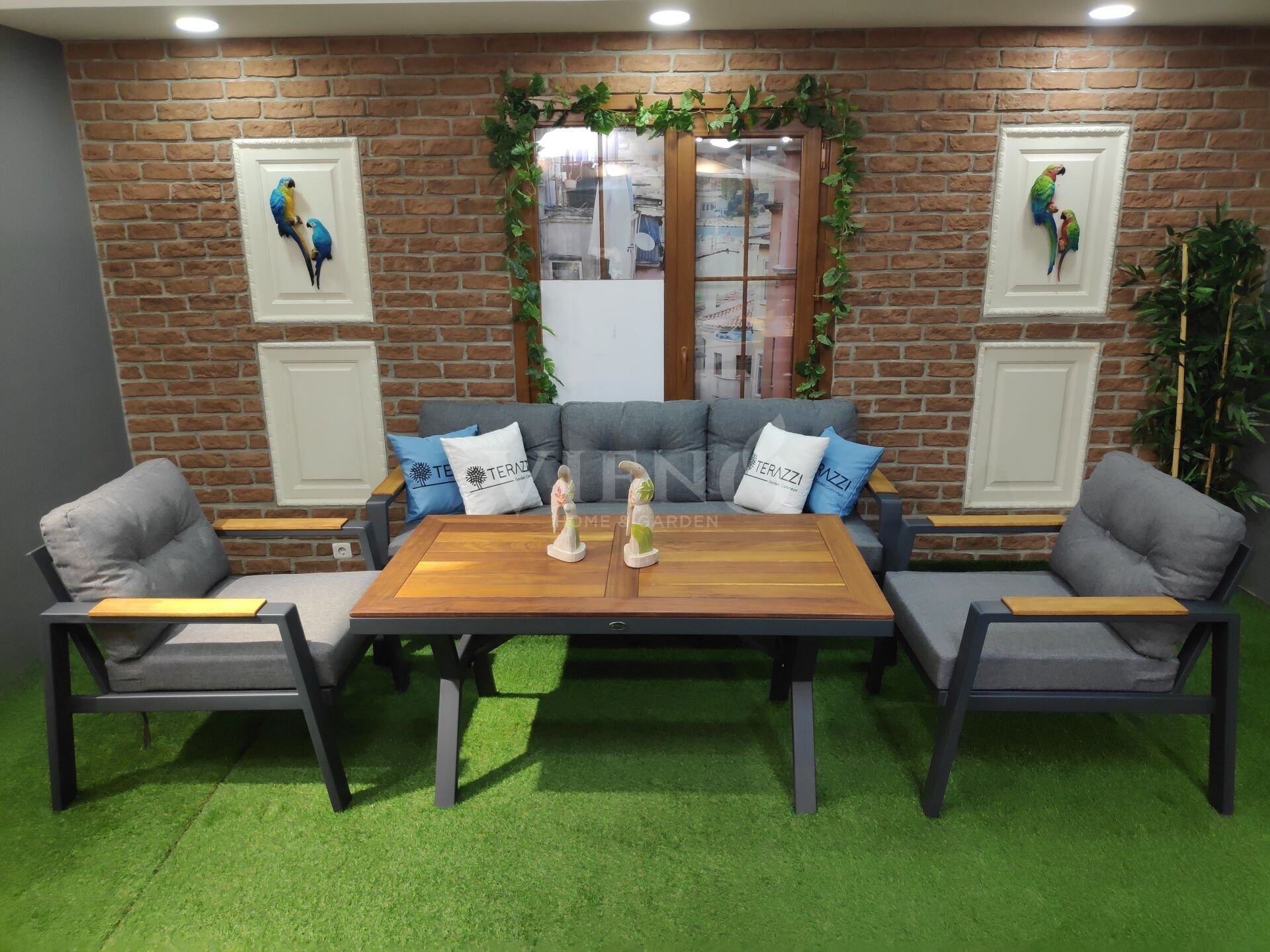 Efes Alüminyum Bahçe Balkon Oturma Grubu (TEŞHİR)