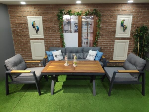 Efes Alüminyum Bahçe Balkon Oturma Grubu (TEŞHİR)