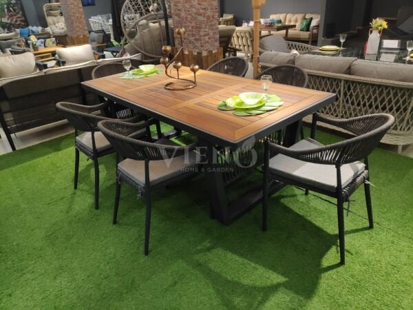 Rita İreko Alüminyum Bahçe Balkon Masa Takımı (TEŞHİR)