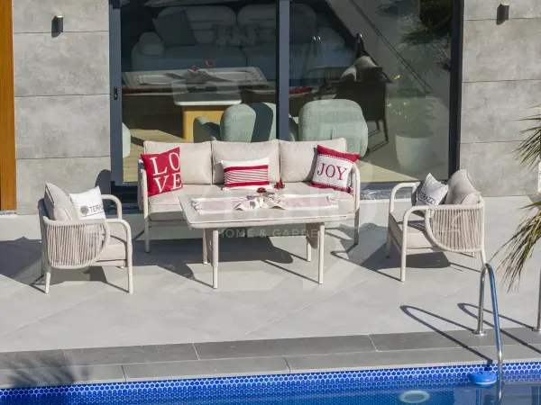 Elegance Alüminyum Bahçe Balkon Oturma Grubu