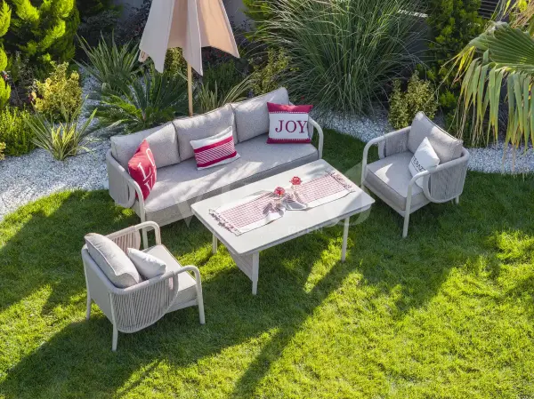 Elegance Alüminyum Bahçe Balkon Oturma Grubu