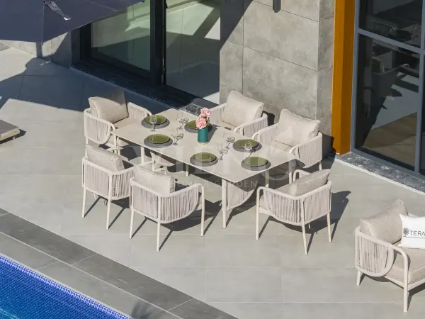 Elegance Alüminyum Bahçe Balkon Masa Takımı