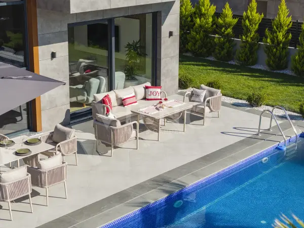 Elegance Alüminyum Bahçe Balkon Masa Takımı