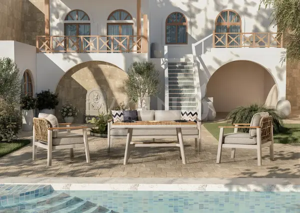 Onyx Alüminyum Bahçe Balkon Oturma Grubu