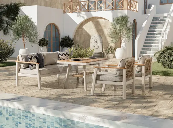 Onyx Alüminyum Bahçe Balkon Oturma Grubu