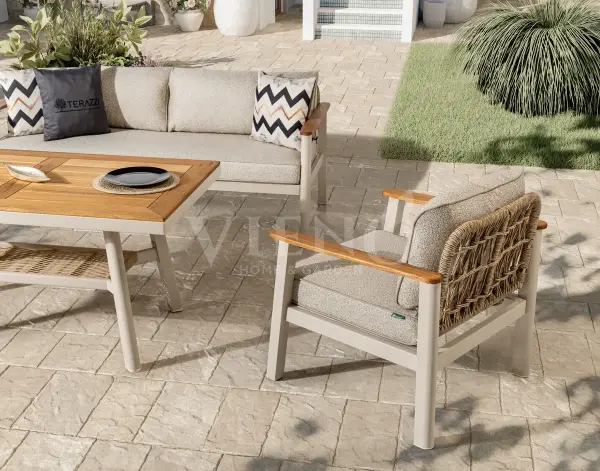 Onyx Alüminyum Bahçe Balkon Oturma Grubu