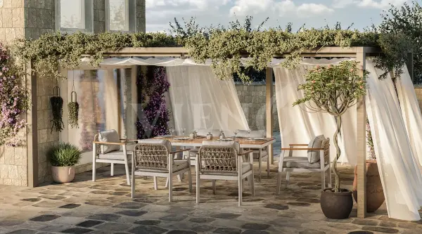 Onyx Alüminyum Bahçe Balkon Masa Takımı