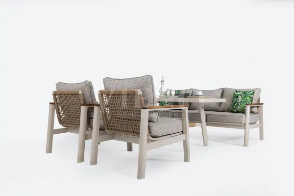 Astoria Alüminyum Bahçe Balkon Oturma Grubu