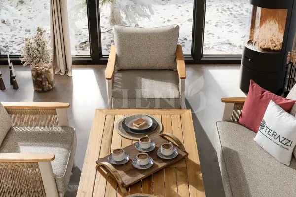 Melody Alüminyum Bahçe Balkon Oturma Grubu