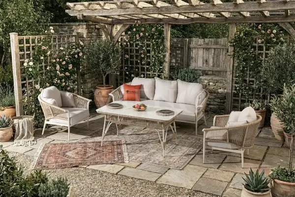 Aqua Alüminyum Bahçe Balkon Oturma Grubu