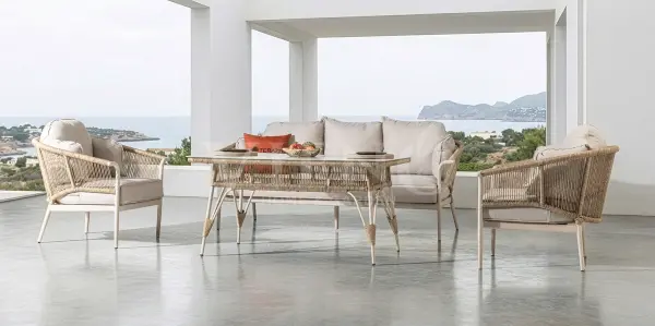 Aqua Alüminyum Bahçe Balkon Oturma Grubu