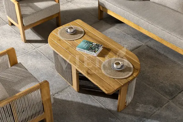 Ares Wood Bahçe Balkon Oturma Grubu