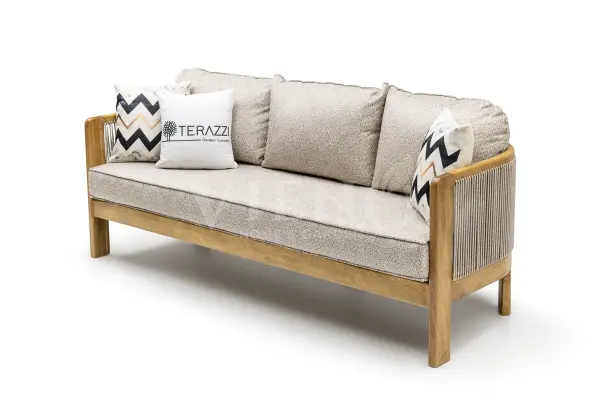 Ares Wood Bahçe Balkon Oturma Grubu